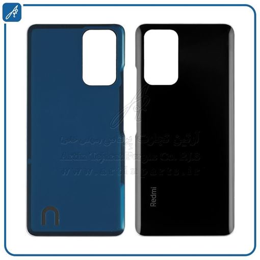 تصویر  BACK COVER NOTE 10 PRO MAX-REDMI NOTE 10 PRO JET BLACK XIAO