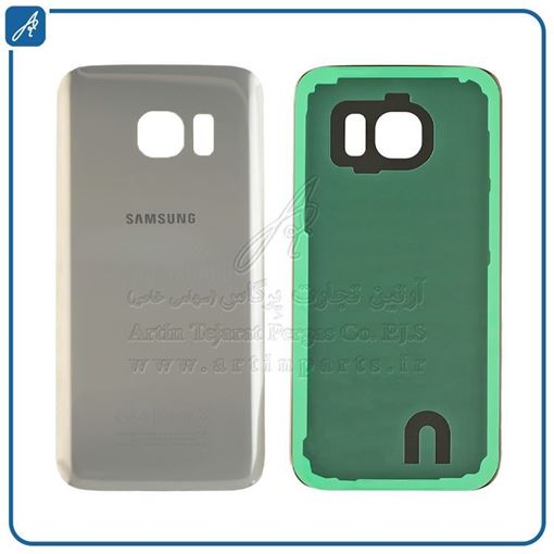 تصویر  BACK COVER S7 SILVER SAM