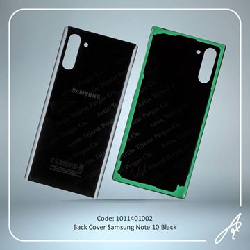 تصویر BACK COVER NOTE 10 BLACK SAM