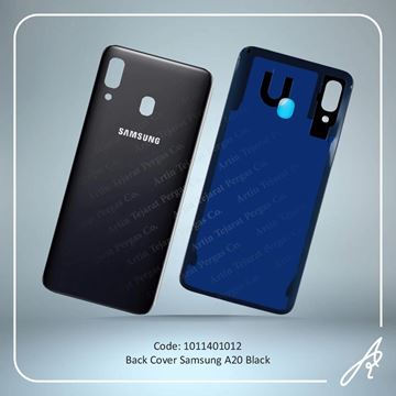 تصویر BACK COVER A20 BLACK SAM