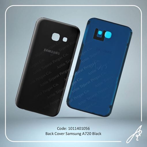 تصویر  BACK COVER A720 BLACK SAM