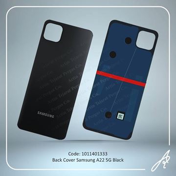 تصویر BACK COVER A22 5G BLACK SAM