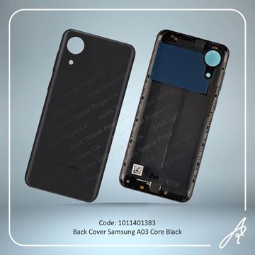 تصویر BACK COVER A03 CORE BLACK SAM
