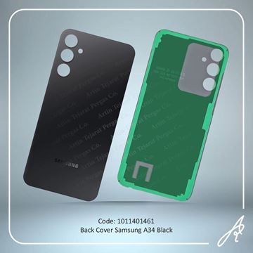 تصویر BACK COVER A34 BLACK SAM