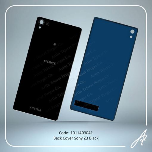 تصویر  BACK COVER Z3 BLACK SONY