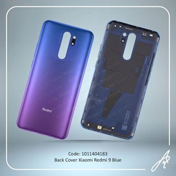 تصویر BACK COVER REDMI 9 BLUE XIAO