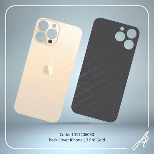 تصویر  BACK COVER 13 PRO GOLD IPHONE