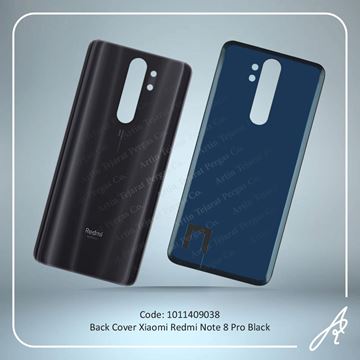 تصویر BACK COVER REDMI NOTE 8 PRO BLACK XIAO