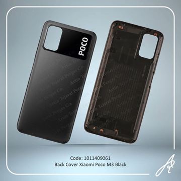تصویر BACK COVER POCO M3 BLACK XIAO