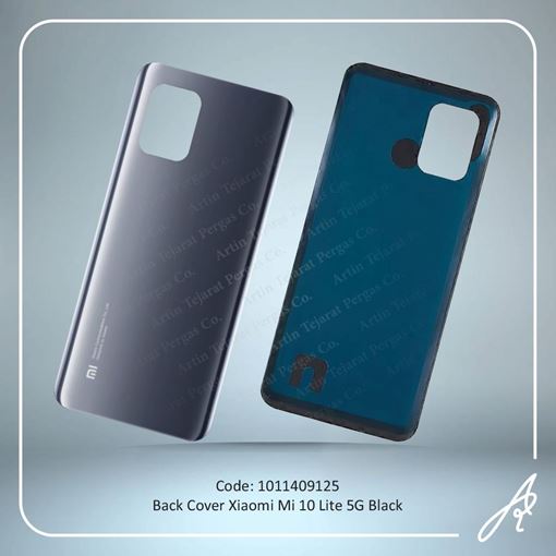 تصویر  BACK COVER MI 10 LITE 5G BLACK XIAO