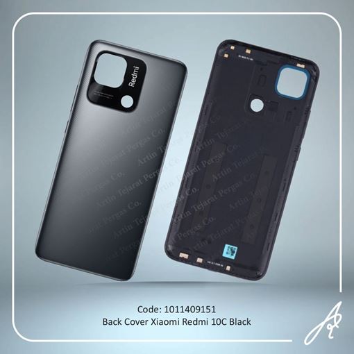 تصویر  BACK COVER REDMI 10C BLACK XIAO