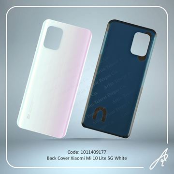 تصویر BACK COVER MI 10 LITE 5G WHITE XIAO
