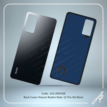 تصویر BACK COVER REDMI NOTE 12 PRO 4G BLACK XIAO
