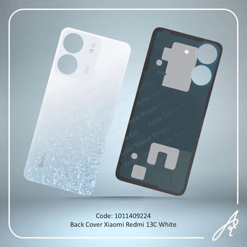 تصویر  BACK COVER REDMI 13C WHITE XIAO