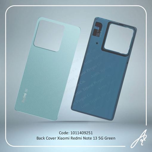تصویر  BACK COVER REDMI NOTE 13 5G GREEN XIAO