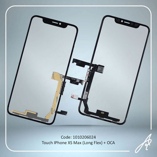 تصویر  TOUCH XS MAX+OCA LONG FLEX IPHONE