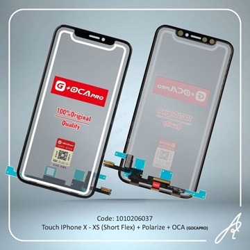 تصویر TOUCH X-XS+OCA+POLARIZE SHORT GOCAPRO IPHONE