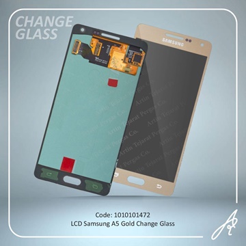 تصویر LCD A5 GOLD CHANGE GLASS SAM