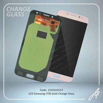 تصویر LCD J730 GOLD CHANGE GLASS SAM