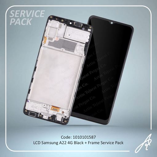 تصویر  LCD A22 4G+FRAME BLACK SERVICE PACK SAM