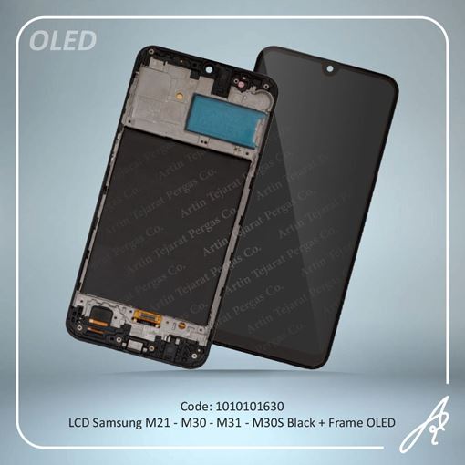تصویر  LCD M21-M30-M31-M30S OLED BLACK+FRAME SAM