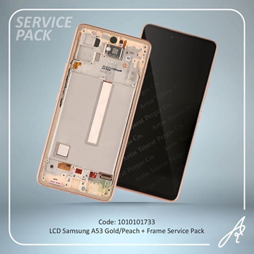 تصویر LCD A53+FRAME GOLD/PEACH SERVICE PACK SAM