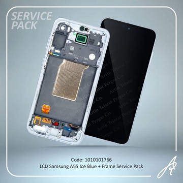 تصویر LCD A55+FRAME ICE BLUE SERVICE PACK SAM