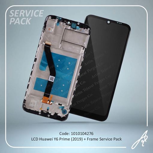 تصویر  LCD Y6 PRIME 2019+FRAME SERVICE PACK HUW