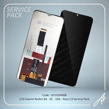 تصویر LCD REDMI 9A-9C-10A-POCO C3 SERVICE PACK XIAO
