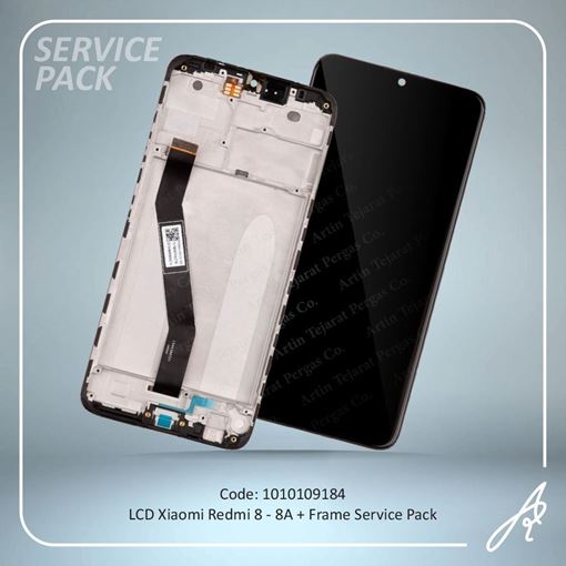 تصویر  LCD REDMI 8-8A+FRAME SERVICE PACK XIAO