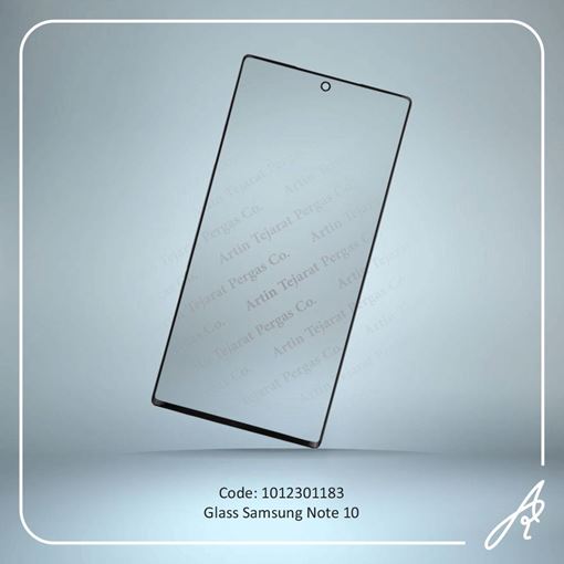 تصویر  GLASS NOTE 10 BLACK SAM