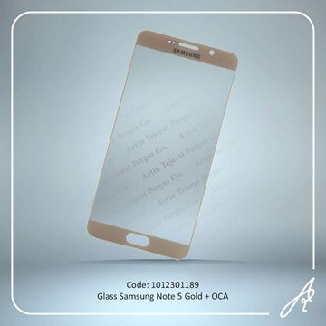 تصویر GLASS NOTE 5+OCA GOLD SAM