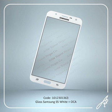 تصویر GLASS S5+OCA WHITE SAM