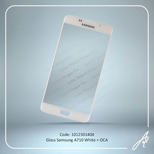 تصویر  GLASS A710+OCA WHITE SAM