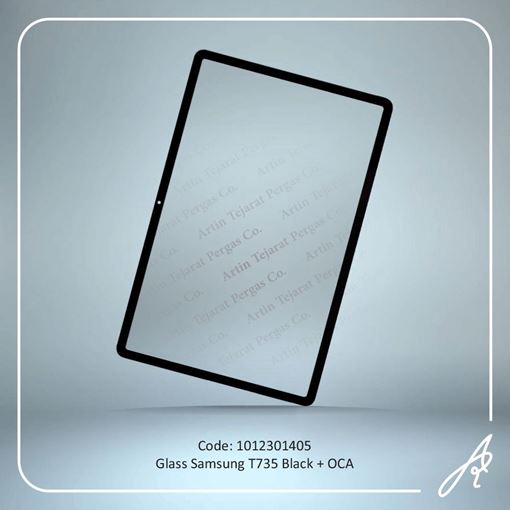 تصویر  GLASS T735+OCA BLACK SAM