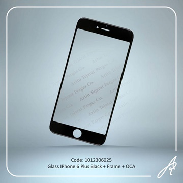 تصویر GLASS 6PLUS BLACK+OCA+F IPHONE