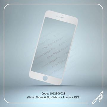 تصویر GLASS 6PLUS WHITE+OCA+F IPHONE
