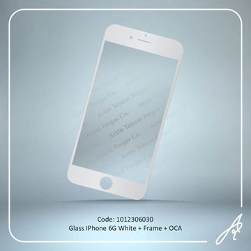 تصویر GLASS 6G WHITE+OCA+F IPHONE