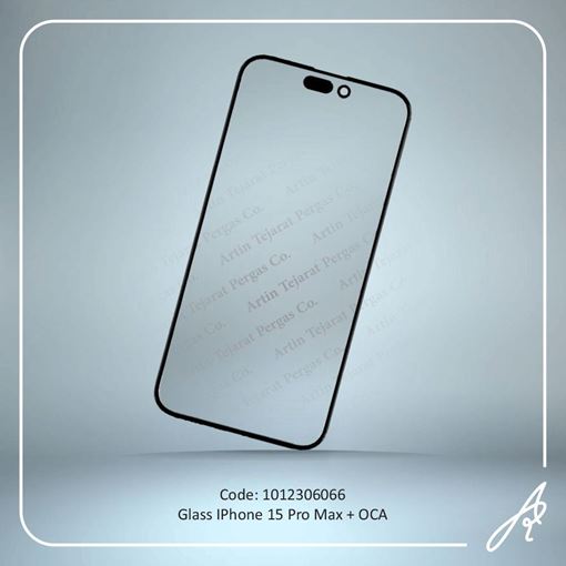 تصویر  GLASS 15 PRO MAX+OCA IPHONE