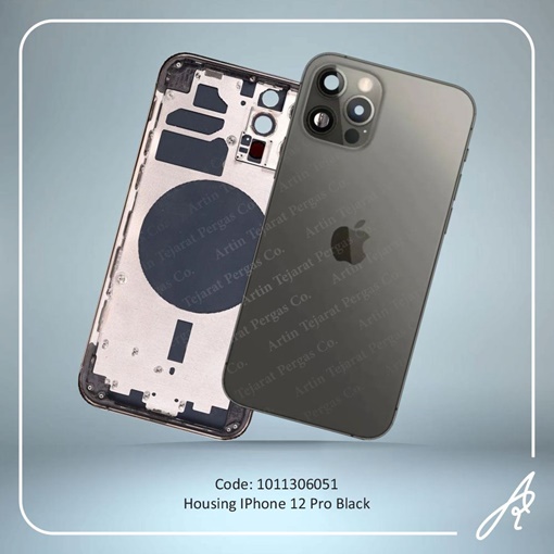 تصویر  HOUSING 12 PRO BLACK IPHONE