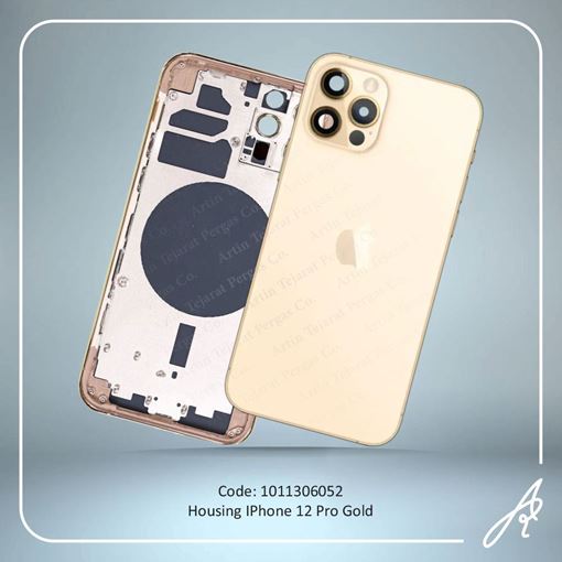 تصویر  HOUSING 12PRO GOLD IPHONE