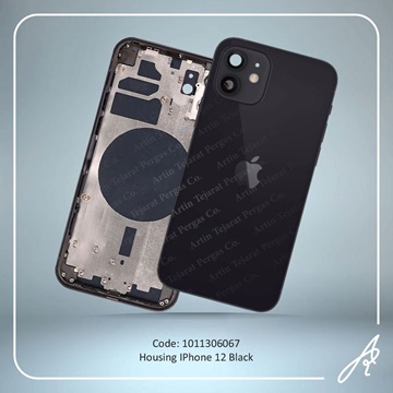 تصویر HOUSING 12 BLACK IPHONE