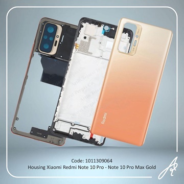 تصویر HOUSING REDMI NOTE 10PRO-NOTE 10PRO MAX GOLD XIAO