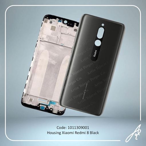تصویر  HOUSING REDMI 8 BLACK XIAO