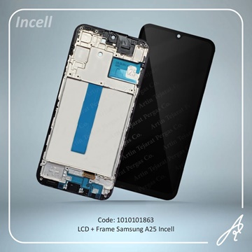 تصویر LCD A25+FRAME INCELL SAM