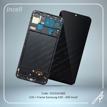 تصویر LCD A30-A50+FRAME INCELL HD SAM