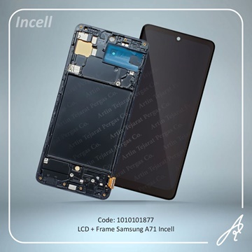 تصویر LCD A71+FRAME INCELL HD SAM