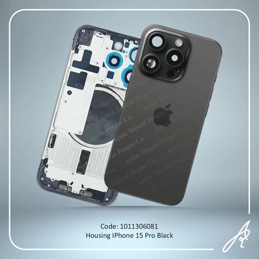 تصویر  HOUSING 15 PRO BLACK IPHONE
