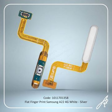 تصویر FLAT FINGER A22 4G WHITE-SILVER SAM