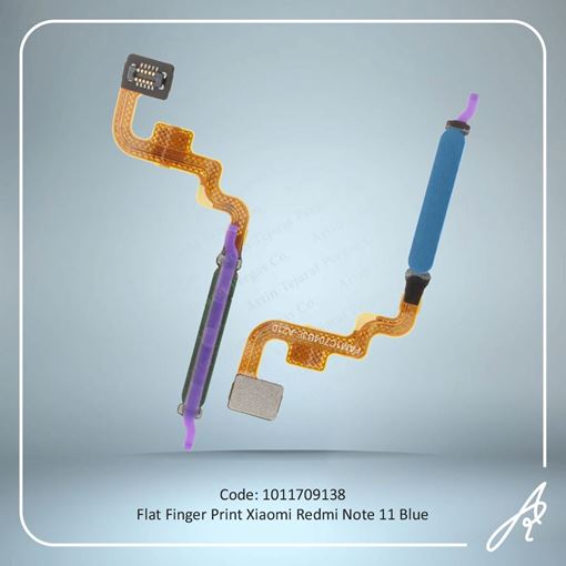 تصویر  FLAT FINGER REDMI NOTE 11 BLUE XIAO
